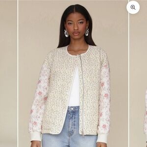 Avec Les Filles NWT Quilted Jacket